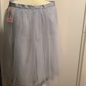 Tulle midi skirt